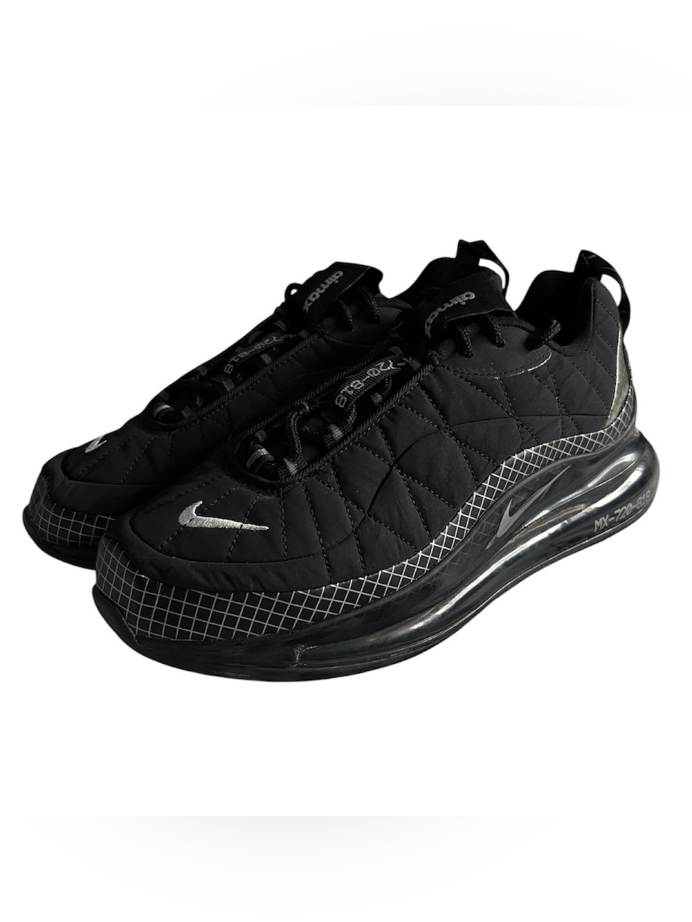 Nike Air Max MX 720-818 Men's Size 6 US Black Silver Athletic Shoes CI3871-001